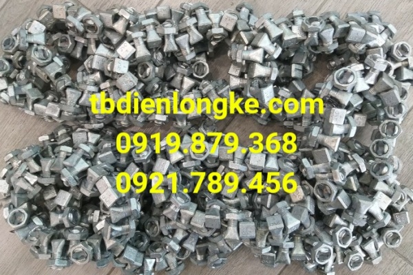 ỐC XIẾT CÁP ĐỒNG THAU - OXC 2/0 MẠ THIẾT - Splitbolt Cu 2/0