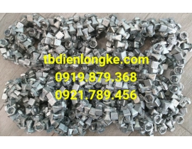 ỐC XIẾT CÁP ĐỒNG THAU - OXC 2/0 MẠ THIẾT - Splitbolt Cu 2/0